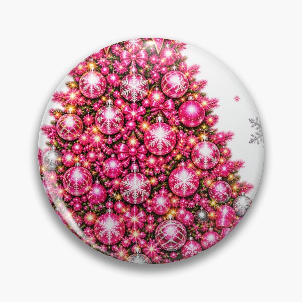 Artikelvorschau, Glamorous Pink Christmas Wonderland Holiday entworfen und verkauft von Affiliora.