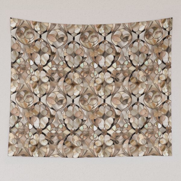 Item preview, Soft Neutral Abstract Shapes – Modern Beige and Taupe Organic Pattern designed and sold by The Digital Design Collective .