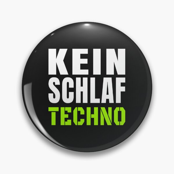 Artikelvorschau, Kein Schlaf Techno - German Slogan entworfen und verkauft von GatoBlanco.