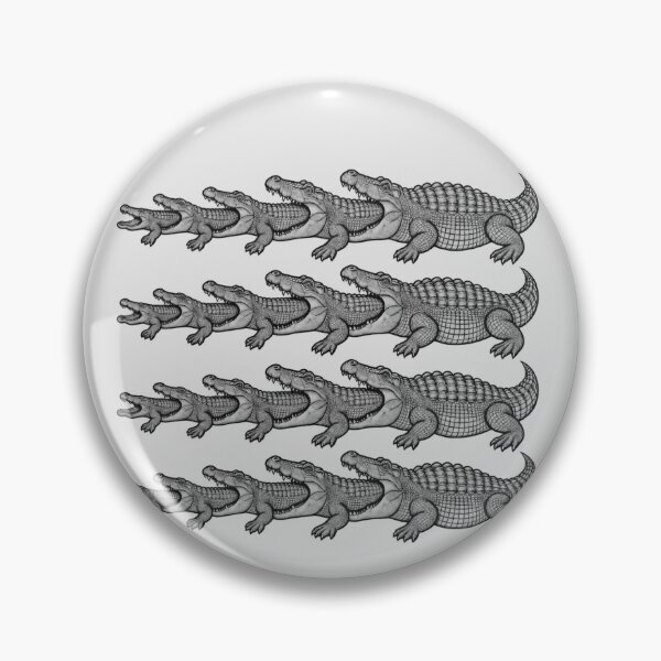 Item preview, Crocodiles Within Crocodiles Intricate Repeating PatternG designed and sold by Slyfish.