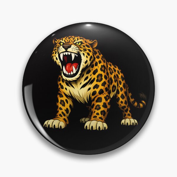 Artikelvorschau, Kopie von Brüllender Leopard – Kraftvolle Großkatzen‑Illustration entworfen und verkauft von ROARSOME DESiGNS.