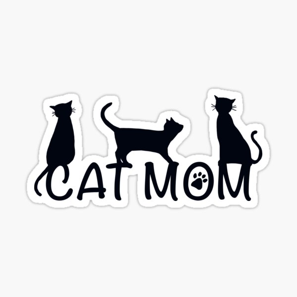 Item preview, Cat Mom Silhouette  designed and sold by DaleSimpson.