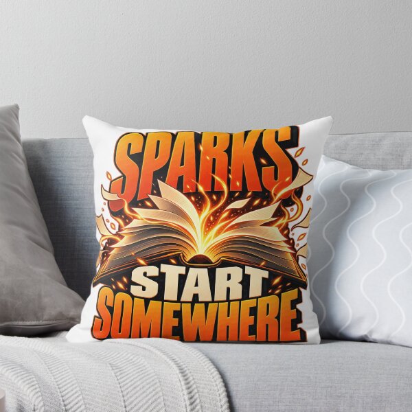 Item preview, Sparks Start Somewhere Fiery Book Reader designed and sold by i-Dezigns.