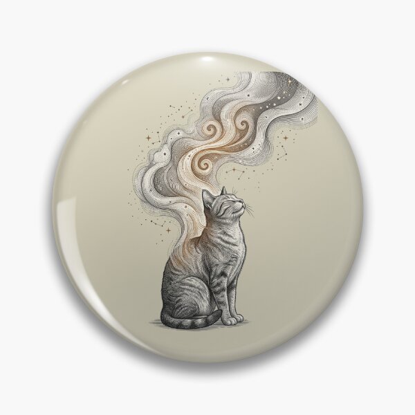 Artikelvorschau, Nebula Dreamer Cat Celestial Space Cat Astrology Pet Gift entworfen und verkauft von FurRealStudioCo.