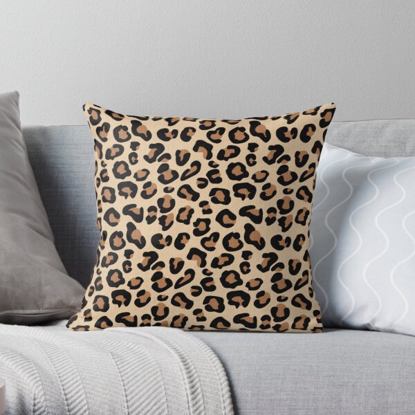 Grey leopard 2024 print pillows