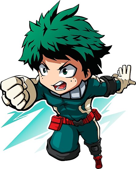 Midoriya Chibi Posters by FrozenFox | Redbubble