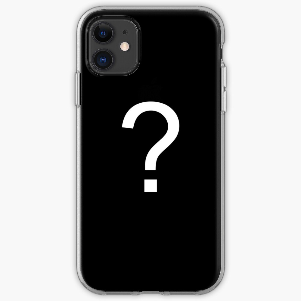 "Question Mark | ???" iPhone Case & Cover by Cisic | Redbubble