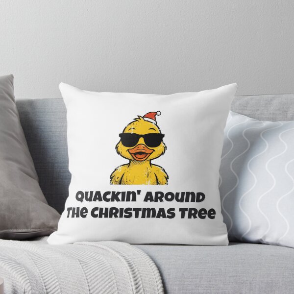 Item preview, Quackin' Around The Christmas Tree Funny Duck Christmas Design designed and sold by Wild Shades.