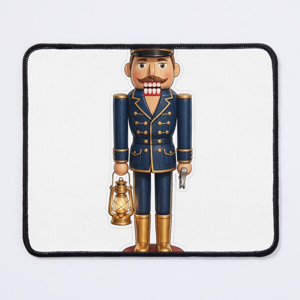 Item preview, Train Conductor Nutcracker designed and sold by CozyCornerDesigns.