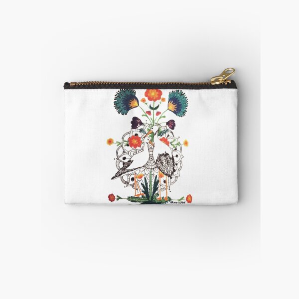 Item preview, Polish Storks Folk style with Mandala designed and sold by MerviaArt.