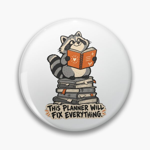 Item preview, Raccoon Holding a Planner to Fix Everything designed and sold by Greemo03.