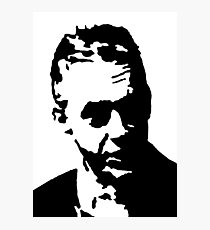 Jordan Peterson (Black on White) Photographic Print