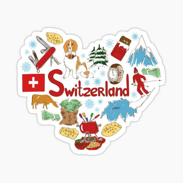 Azoepart Creative Car Sticker Lustig Berühren Sie Switzerland