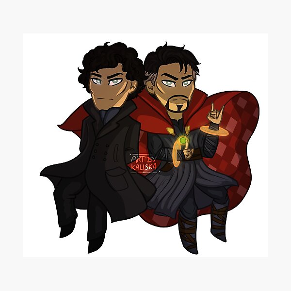 Item preview, Sherlock Holmes and Doctor Strange designed and sold by KaIiska.