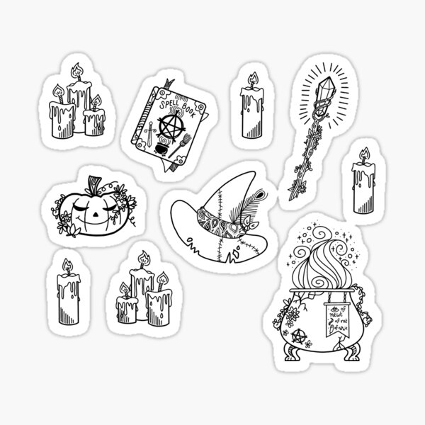 Witchy Things Sticker Pack!! Sticker