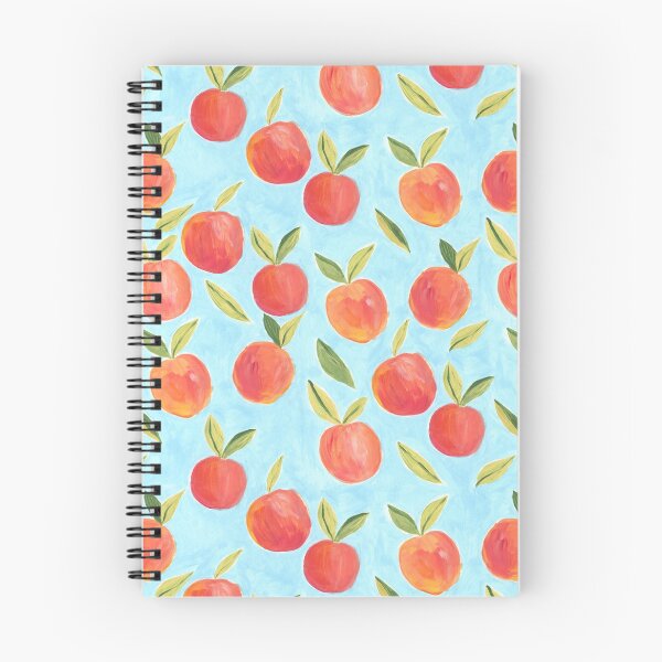 Item preview, Peaches on blue designed and sold by Inna Moreva.
