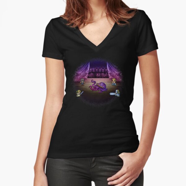 Octopus Opera Fitted V-Neck T-Shirt
