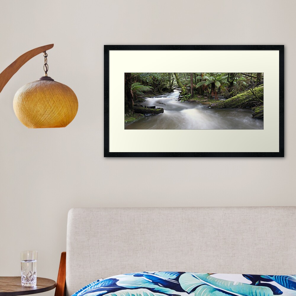 Russell Creek, Tasmania, Australia Framed Art Print