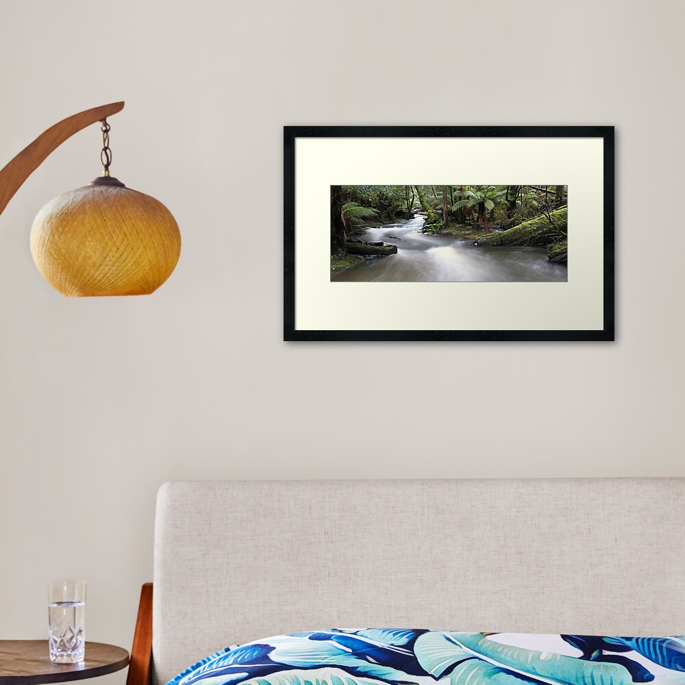 Russell Creek, Tasmania, Australia Framed Art Print