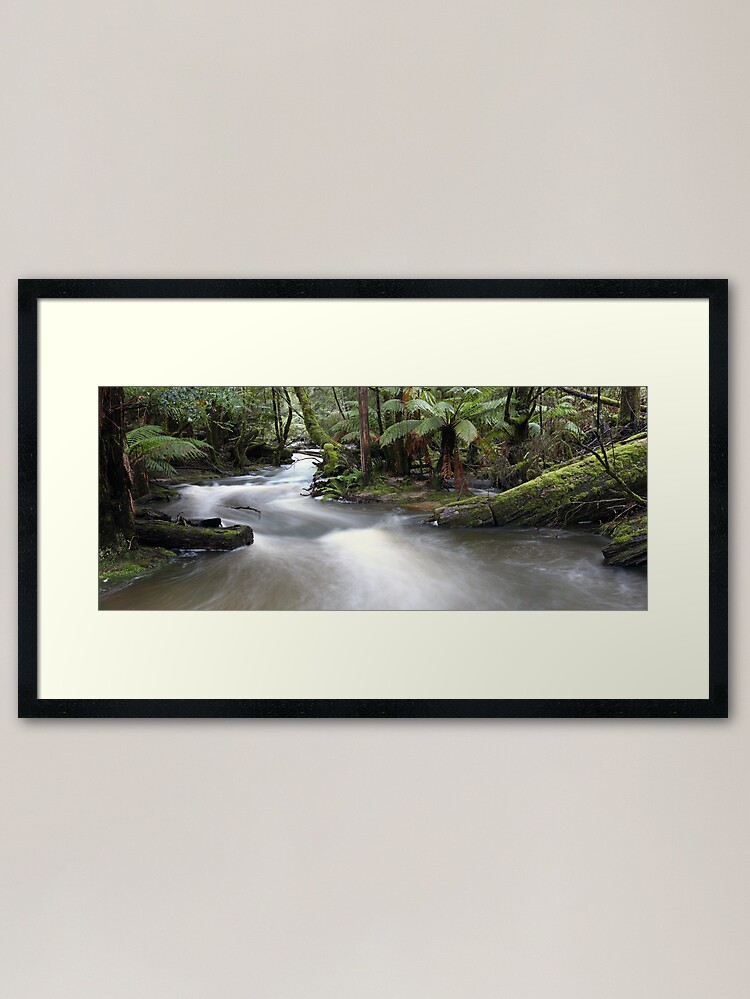 Alternate view of Russell Creek, Tasmania, Australia Framed Art Print