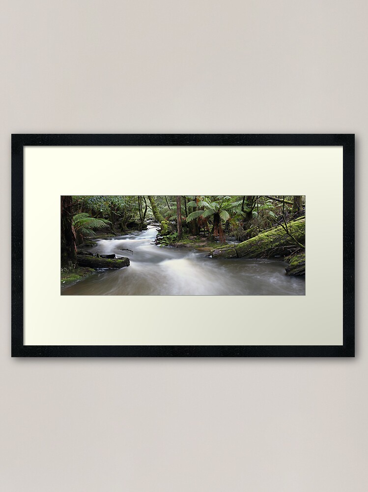 Alternate view of Russell Creek, Tasmania, Australia Framed Art Print