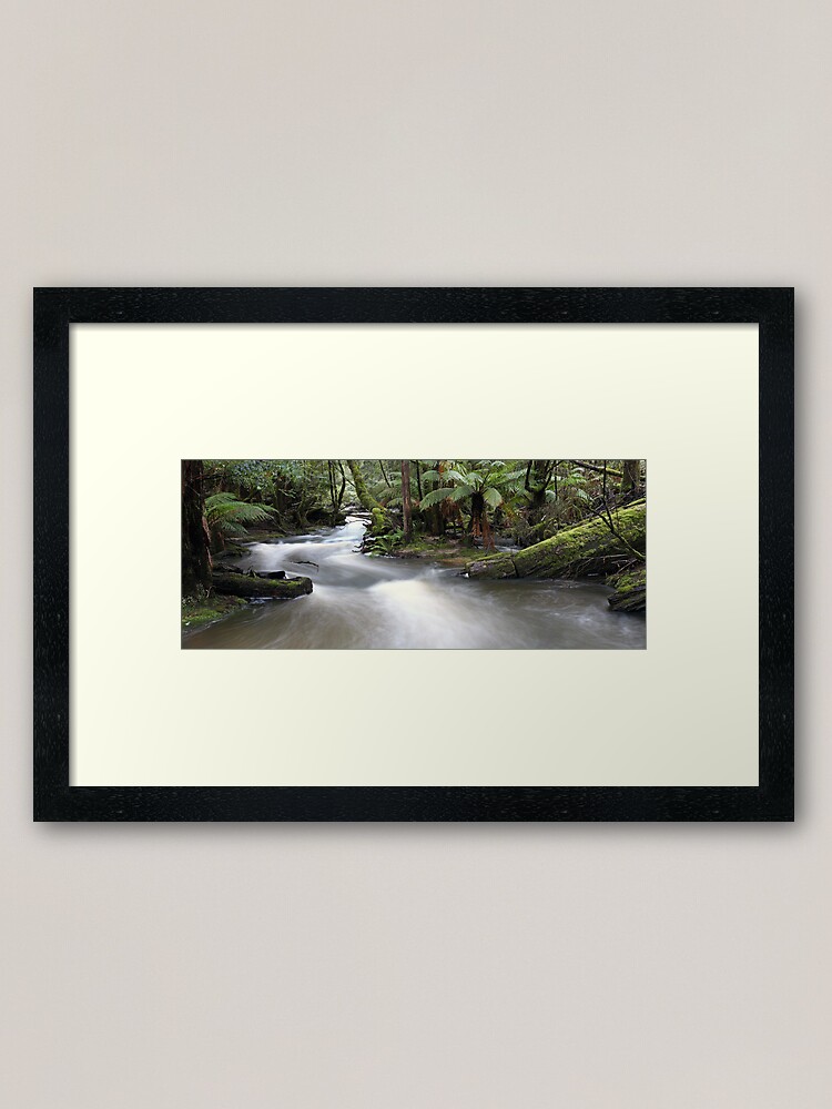 Alternate view of Russell Creek, Tasmania, Australia Framed Art Print