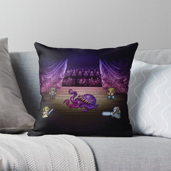 Octopus Opera Throw Pillow