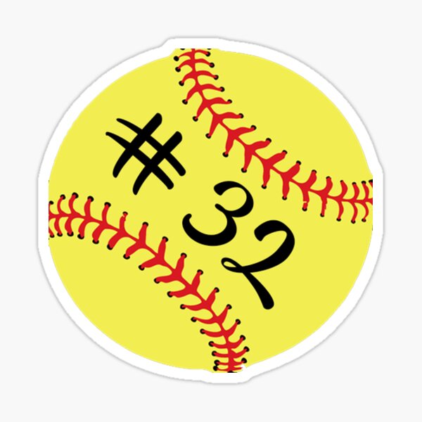 Elston Howard #32 Jersey Number | Sticker