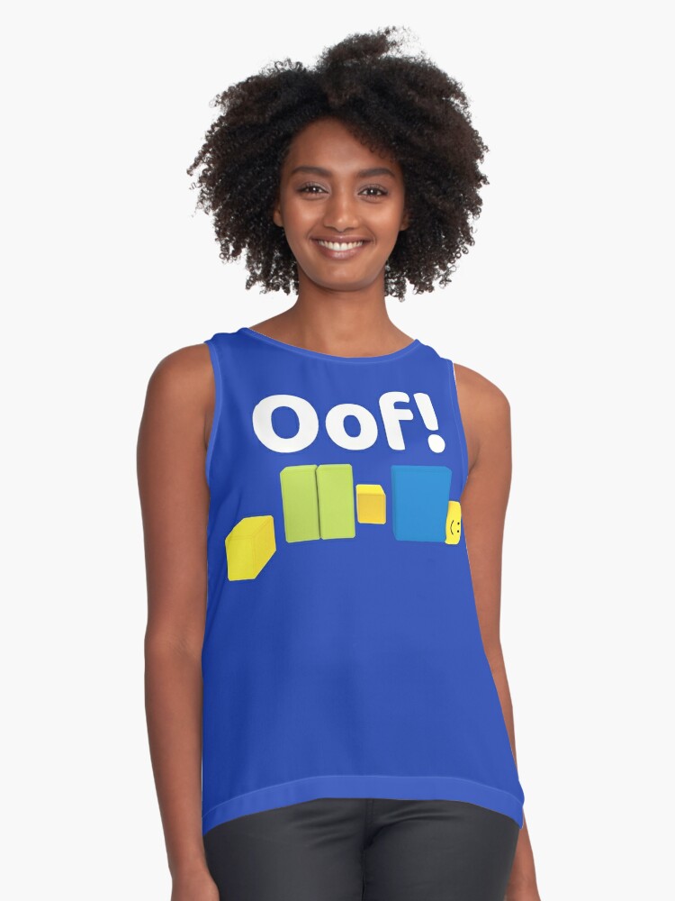 Roblox Oof Gaming Noob Sleeveless Top By Smoothnoob - noob muscle roblox