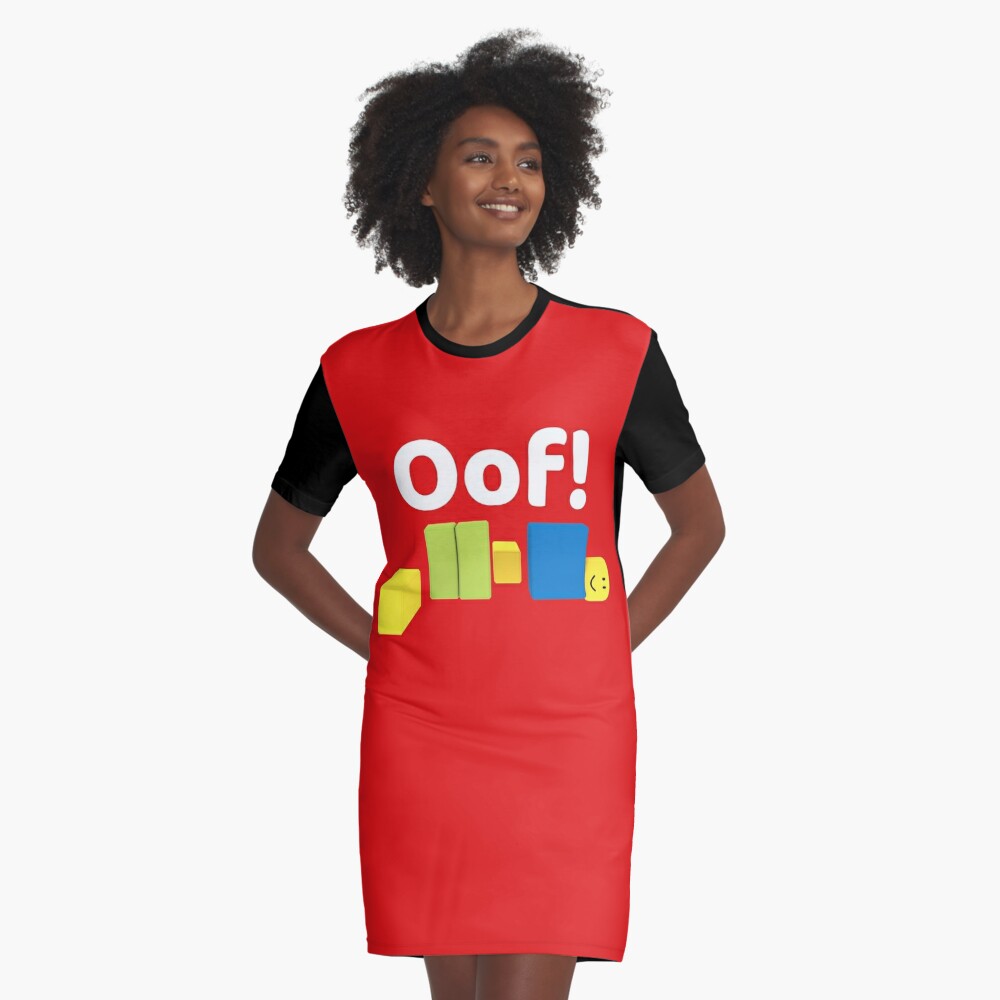 Vestido Camiseta Roblox Oof Gaming Noob De Smoothnoob Redbubble - ropa para ninos y bebes roblox noob redbubble