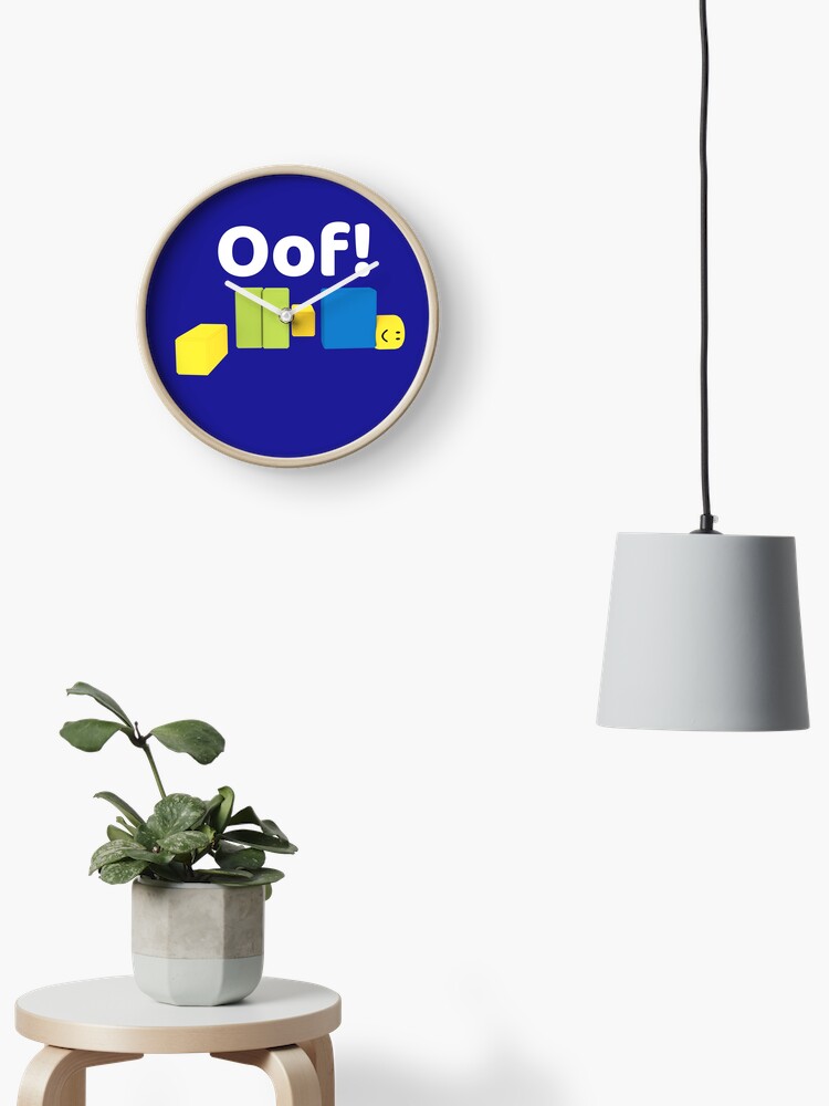 Roblox Oof Gaming Noob Clock By Smoothnoob Redbubble - roblox oof gaming noob zipper pouch by smoothnoob redbubble