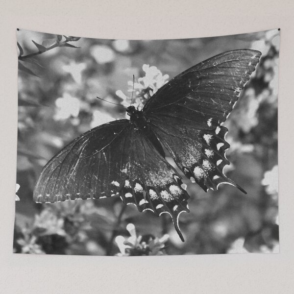 Item preview, Black Swallowtail in Black and White designed and sold by StampCity.
