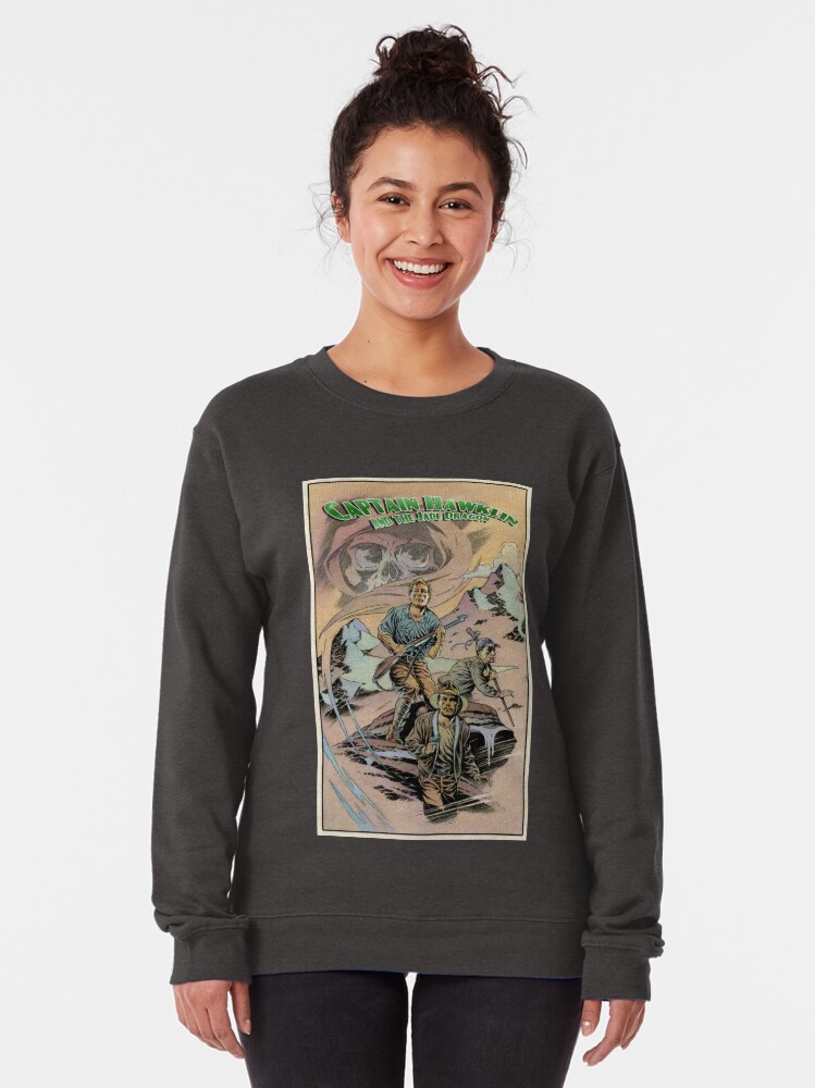 Alternate view of Captain Hawklin - Jade Dragon Pullover Sweatshirt
