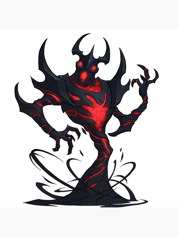 Shadow fiend рисунок карандашом