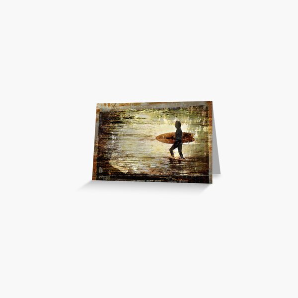 Vintage Surf Greeting Card