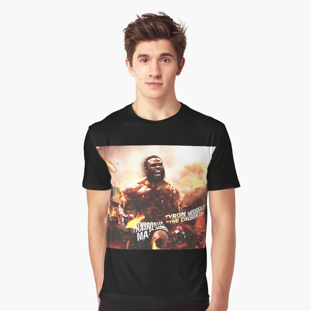 "Tyron The Chosen One Woodley Ufc Fighter Art" T-shirt by ...