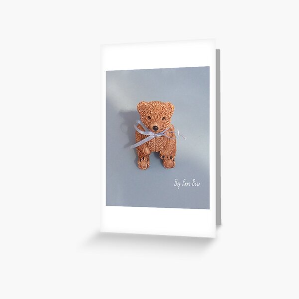 Emma Bear boy Greeting Card