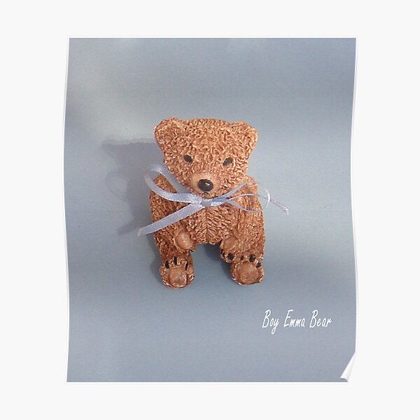 Emma Bear boy Poster