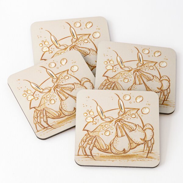 Item preview, Crab - bubbles burp designed and sold by LoisaArt.