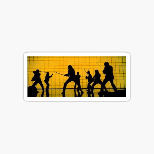 kill bill - yellow Sticker