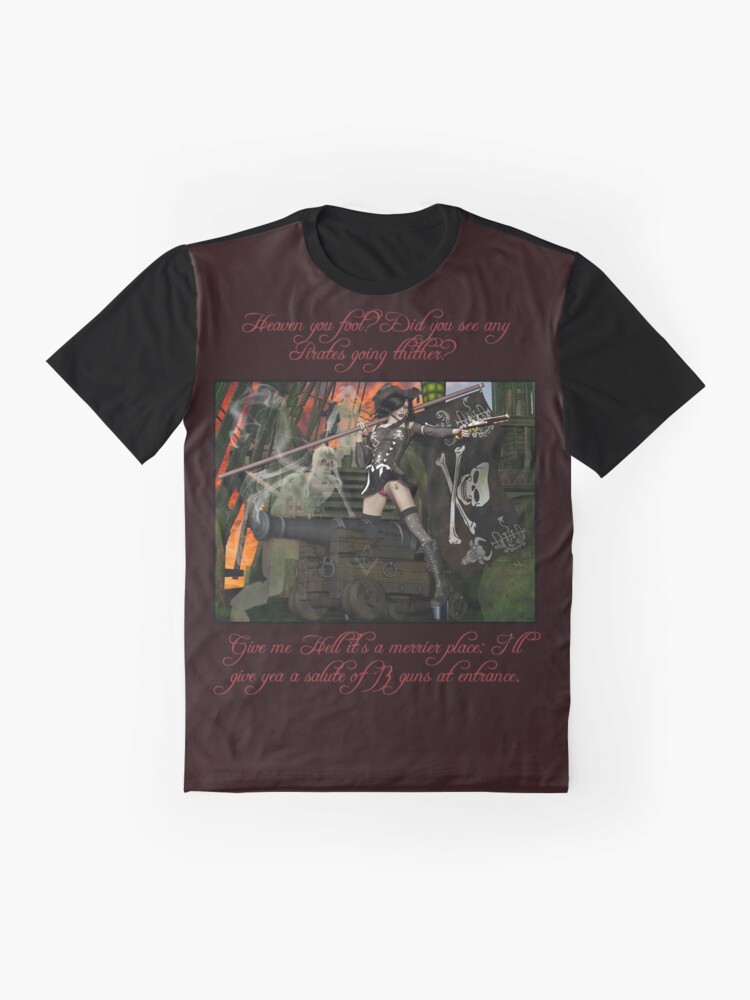 Alternate view of Pirate Ghost Witch Of The Caribbean Graphic T-Shirt