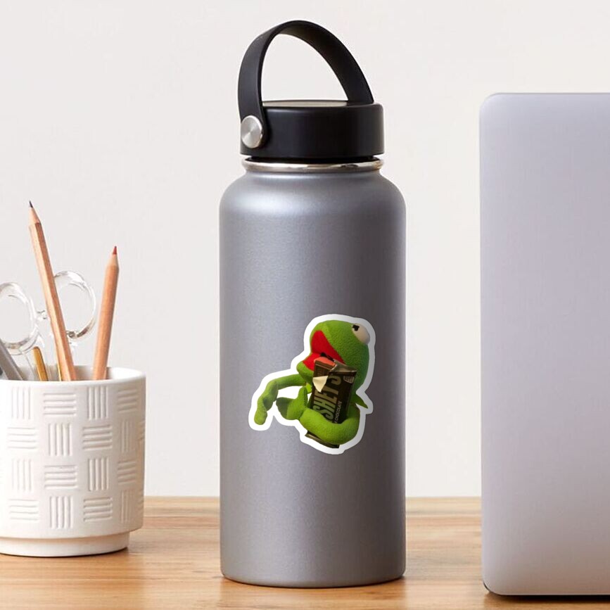 kermit's chocolate Sticker