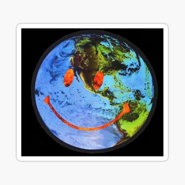 Item preview, astroworld smiling globe designed and sold by plasticmatty.