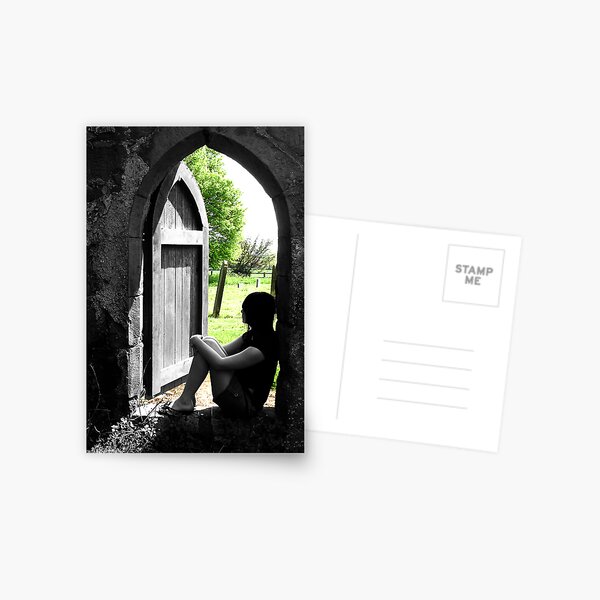 Through the dark Postcard