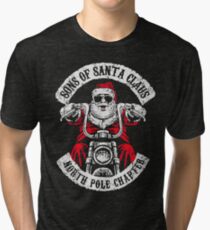Sons of Anarchy - Biker Santa Tri-blend T-Shirt