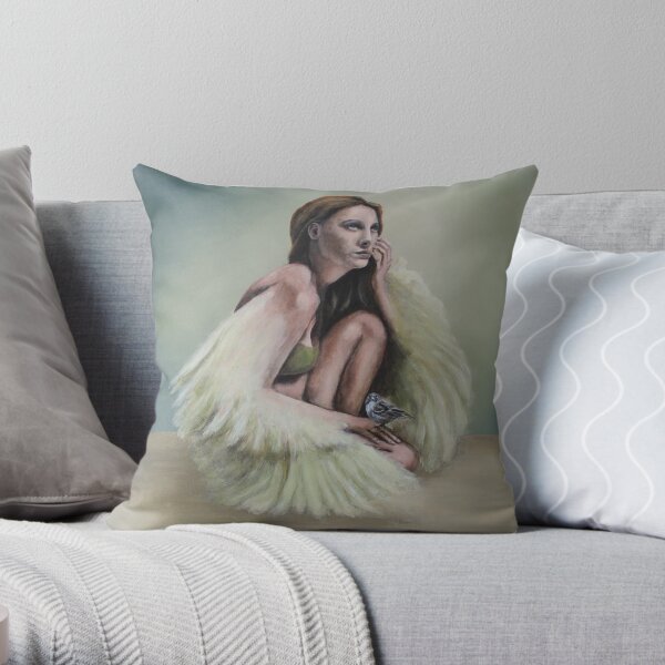 Kindred Green Throw Pillow