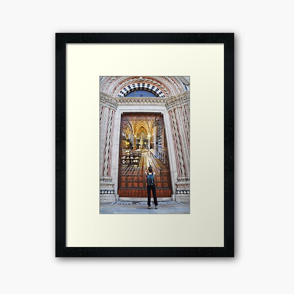 Remember Siena Framed Art Print