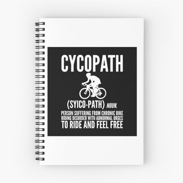 Artikelvorschau, Lustiges Radfahrer-Radfahrer-Geschenk - Cycopath Beschreibung entworfen und verkauft von FDST-shirts.