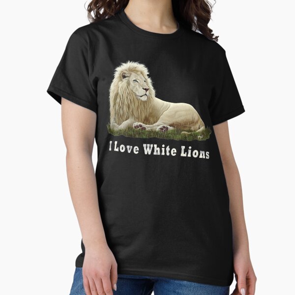 I Love White Lions Classic T-Shirt