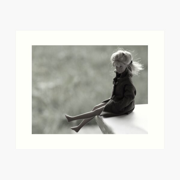 60s Girl. Life on the Edge. Art Print